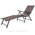 Tumbona plegable plegable al aire libre Chaise Lounge Chair Patio Furniture Pool nuevo con almohada